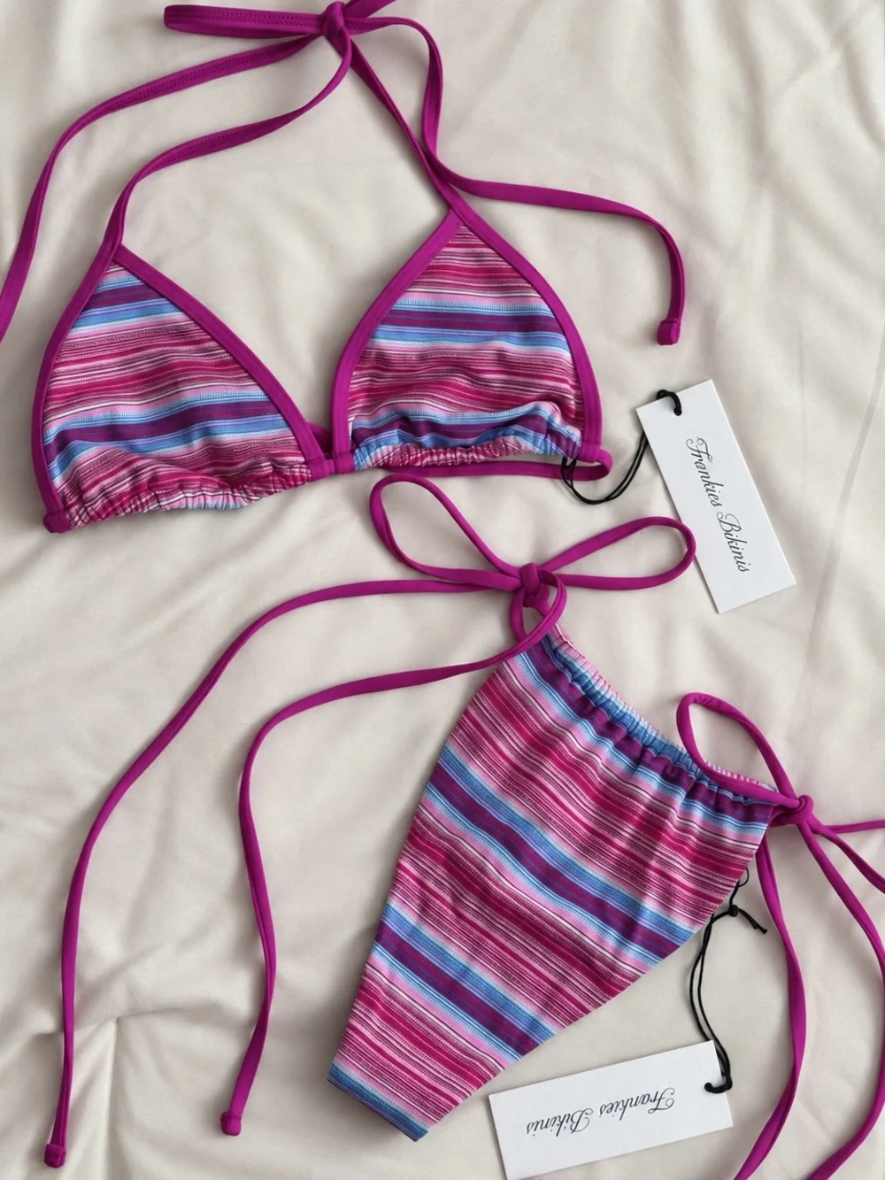 Frankie’s Bikinis Confetti Cake Nick Space Dyed Top & Tia Space Dyed Bottom